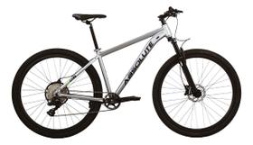 Bicicleta Aro 29 Absolute Nero 5 12v Garfo Trava no Guidão Freios Hidráulicos - Cinza
