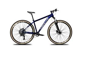 Bicicleta Aro 29 Absolute Nero 5 12v Garfo Trava no Guidão Freios Hidráulicos com Pneu Faixa - Azul Bicicleta Aro 29 Absolute Nero 5 12v Garfo Trava no Guidão Freios Hidráulicos com Pneu Faixa - Azul