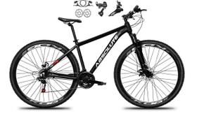 Bicicleta Aro 29 Absolute Nero 5 21v Alumínio Câmbios Shimano Freio Disco Hidráulico Garfo Suspensão - Preto