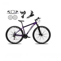 Bicicleta Aro 29 Absolute Nero 5 21v Alumínio Câmbios Shimano Freio Disco Hidráulico Garfo Suspensão - Roxo Bicicleta Aro 29 Absolute Nero 5 21v Alumínio Câmbios Shimano Freio Disco Hidráulico Garfo Suspensão - Roxo