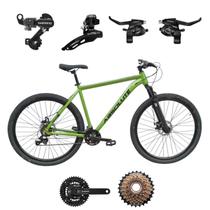 Bicicleta Aro 29 Absolute Nero 5 24 Velocidades Alumínio Freio Disco Mecânico MTB Kit SHIMANO