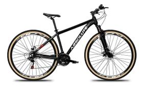Bicicleta Aro 29 Absolute Nero 5 24v Freio A Disco Suspensão Mountain Bike Alumínio Pneu Faixa - Preto Bicicleta Aro 29 Absolute Nero 5 24v Freio A Disco Suspensão Mountain Bike Alumínio Pneu Faixa - Preto