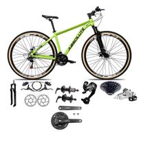 Bicicleta Aro 29 Absolute Nero 5 27v Shimano Altus K7 Pdv Mt101 Freio Hidráulico Trava Pneus Faixa