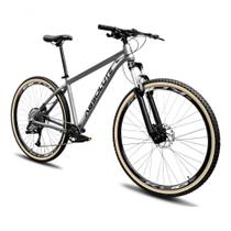 Bicicleta Aro 29 Absolute Nero 5 Aluminio 12v Garfo C/trava K7 Freios Hidráulicos Kit 1x12 Pneu C/faixa - Cinza