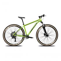 Bicicleta Aro 29 Absolute Nero 5 Aluminio 12v Garfo C/trava K7 Freios Hidráulicos Kit 1x12 Pneu C/faixa - Verde