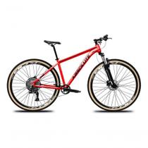 Bicicleta Aro 29 Absolute Nero 5 Aluminio 12v Garfo C/trava K7 Freios Hidráulicos Kit 1x12 Pneu C/faixa -vermelho