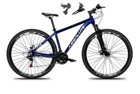 Bicicleta Aro 29 Absolute Nero 5 Alumínio 21v Câmbios Shimano Freio A Disco - Azul