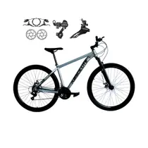 Bicicleta Aro 29 Absolute Nero 5 Alumínio 21v Câmbios Shimano Freio Disco Hidráulico Garfo Suspensão