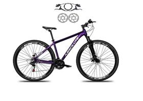 Bicicleta Aro 29 Absolute Nero 5 Alumínio 21v Freio A Disco Hidráulico Garfo Suspensão - Roxo Bicicleta Aro 29 Absolute Nero 5 Alumínio 21v Freio A Disco Hidráulico Garfo Suspensão - Roxo