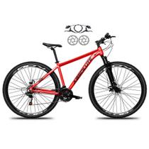 Bicicleta Aro 29 Absolute Nero 5 Alumínio 21v Freio A Disco Hidráulico Garfo Suspensão - Vermelho