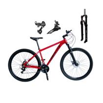 Bicicleta Aro 29 Absolute Nero 5 Alumínio 24v Câmbios Shimano Tz Suspensão 100mm Trava no Ombro