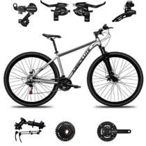 Bicicleta Aro 29 Absolute Nero 5 Alumínio k7 24 Vel Freio Disco Mecânico Cambios Trocadores Shimano