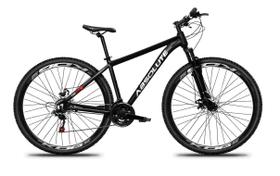 Bicicleta Aro 29 Absolute Nero 5 Câmbio Shimano 24v Acera K7 Garfo Trava Freio a Disco - Preto