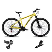 Bicicleta Aro 29 Absolute Nero 5 Cambio Shimano Dianteiro Traseiro 24 Velocidades Freio Disco Mecanico