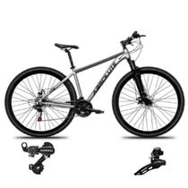 Bicicleta Aro 29 Absolute Nero 5 Cambio Shimano Dianteiro Traseiro 24 Velocidades Freio Disco Mecanico