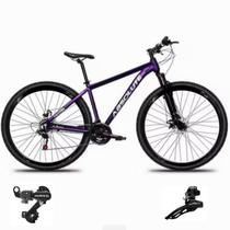 Bicicleta Aro 29 Absolute Nero 5 Cambio Shimano Dianteiro Traseiro 24 Velocidades Freio Disco Mecanico