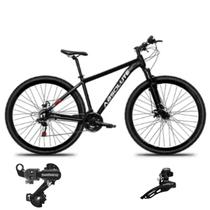 Bicicleta Aro 29 Absolute Nero 5 Cambio Shimano Dianteiro Traseiro 24 Velocidades Freio Disco Mecanico