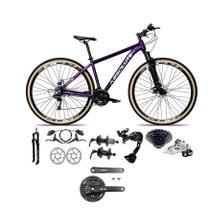 Bicicleta Aro 29 Absolute Nero 5 Câmbio Traseiro Shimano Alívio e Altus 27v Freio Hidráulico Garfo Trava Pneu Faixa - Roxo Bicicleta Aro 29 Absolute Nero 5 Câmbio Traseiro Shimano Alívio e Altus 27v Freio Hidráulico Garfo Trava Pneu Faixa - Roxo