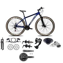 Bicicleta Aro 29 Absolute Nero 5 Câmbios 27v Shimano Altus Freios Hidráulicos Pneu Com Faixa - Azul Bicicleta Aro 29 Absolute Nero 5 Câmbios 27v Shimano Altus Freios Hidráulicos Pneu Com Faixa - Azul