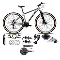Bicicleta Aro 29 Absolute Nero 5 Câmbios 27v Shimano Altus Freios Hidráulicos Pneu Com Faixa - Cinza Bicicleta Aro 29 Absolute Nero 5 Câmbios 27v Shimano Altus Freios Hidráulicos Pneu Com Faixa - Cinza