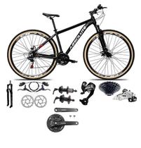 Bicicleta aro 29 Absolute Nero 5 Câmbios 27v Shimano Altus Freios Hidráulicos Pneu com Faixa - Preto Bicicleta aro 29 Absolute Nero 5 Câmbios 27v Shimano Altus Freios Hidráulicos Pneu com Faixa - Preto