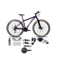 Bicicleta Aro 29 Absolute Nero 5 Câmbios 27v Shimano Altus Freios Hidráulicos Pneu Com Faixa - Roxo Bicicleta Aro 29 Absolute Nero 5 Câmbios 27v Shimano Altus Freios Hidráulicos Pneu Com Faixa - Roxo