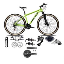 Bicicleta Aro 29 Absolute Nero 5 Câmbios 27v Shimano Altus Freios Hidráulicos Pneu Com Faixa - Verde Bicicleta Aro 29 Absolute Nero 5 Câmbios 27v Shimano Altus Freios Hidráulicos Pneu Com Faixa - Verde