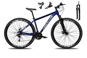 Bicicleta Aro 29 Absolute Nero 5 Câmbios Shimano 24v Garfo com Trava no Ombro - Azul