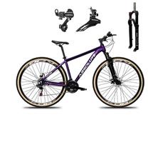 Bicicleta Aro 29 Absolute Nero 5 Câmbios Shimano 24v Garfo com Trava no Ombro com Pneu Faixa - Roxo Bicicleta Aro 29 Absolute Nero 5 Câmbios Shimano 24v Garfo com Trava no Ombro com Pneu Faixa - Roxo