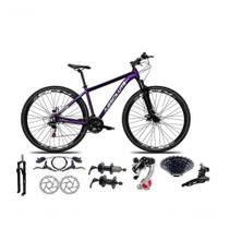 Bicicleta Aro 29 Absolute Nero 5 Câmbios Shimano 24v K7 Freios Hidráulicos Garfo Trava - Roxo 17 Bicicleta Aro 29 Absolute Nero 5 Câmbios Shimano 24v K7 Freios Hidráulicos Garfo Trava - Roxo 17