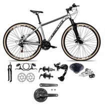 Bicicleta Aro 29 Absolute Nero 5 Câmbios Shimano Alívio/altus 27v Freio A Oléo Garfo Trava Pneu C/faixa -cinza Bicicleta Aro 29 Absolute Nero 5 Câmbios Shimano Alívio/altus 27v Freio A Oléo Garfo Trava Pneu C/faixa -cinza