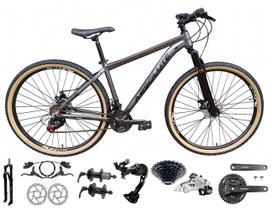 Bicicleta Aro 29 Absolute Nero 5 Câmbios Shimano Alívio e Altus 27v Freio Hidráulico K7 Garfo com Trava Pneu Faixa Bicicleta Aro 29 Absolute Nero 5 Câmbios Shimano Alívio e Altus 27v Freio Hidráulico K7 Garfo com Trava Pneu Faixa