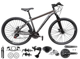 Bicicleta Aro 29 Absolute Nero 5 Câmbios Shimano Alívio e Altus 27v Freio Hidráulico K7 Garfo com Trava Bicicleta Aro 29 Absolute Nero 5 Câmbios Shimano Alívio e Altus 27v Freio Hidráulico K7 Garfo com Trava