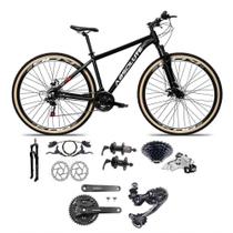 Bicicleta Aro 29 Absolute Nero 5 Câmbios Shimano Deore/altus 27v Freio A Oléo Garfo C/trava Pneu C/faixa -preto