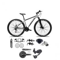 Bicicleta Aro 29 Absolute Nero 5 Câmbios Shimano Deore E Altus 27v Freio Hidraulico Garfo C/trava -cinza