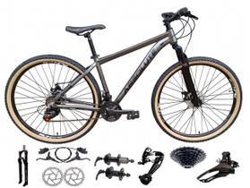 Bicicleta Aro 29 Absolute Nero 5 Freio Hidráulico K7 27v Alumínio Mountain Bike Garfo com Trava Pneu com Faixa Bicicleta Aro 29 Absolute Nero 5 Freio Hidráulico K7 27v Alumínio Mountain Bike Garfo com Trava Pneu com Faixa