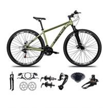 Bicicleta Aro 29 Absolute Nero 5 Freio Hidráulico K7 27v Garfo Com Trava - Oliva Bicicleta Aro 29 Absolute Nero 5 Freio Hidráulico K7 27v Garfo Com Trava - Oliva