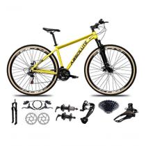Bicicleta Aro 29 Absolute Nero 5 Freio Hidráulico K7 27v Garfo Com Trava Pneu Com Faixa - Amarelo Bicicleta Aro 29 Absolute Nero 5 Freio Hidráulico K7 27v Garfo Com Trava Pneu Com Faixa - Amarelo
