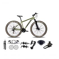 Bicicleta Aro 29 Absolute Nero 5 Freio Hidráulico K7 27v Garfo Com Trava Pneu Com Faixa - Oliva Bicicleta Aro 29 Absolute Nero 5 Freio Hidráulico K7 27v Garfo Com Trava Pneu Com Faixa - Oliva