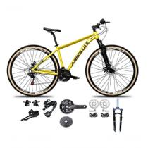Bicicleta Aro 29 Absolute Nero 5 Kit 2x9 Gta Sunrun Freio Disco K7 Garfo C-trava Pneu C-faixa Amarelo Bicicleta Aro 29 Absolute Nero 5 Kit 2x9 Gta Sunrun Freio Disco K7 Garfo C-trava Pneu C-faixa Amarelo