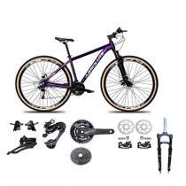 Bicicleta Aro 29 Absolute Nero 5 Kit 2x9 Gta Sunrun Freio Disco K7 Garfo C-trava Pneu C-faixa Roxo Bicicleta Aro 29 Absolute Nero 5 Kit 2x9 Gta Sunrun Freio Disco K7 Garfo C-trava Pneu C-faixa Roxo