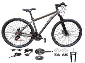Bicicleta Aro 29 Absolute Nero 5 Kit 2x9 Gta Sunrun K7 Freio a Disco Garfo com Trava Mountain Bike