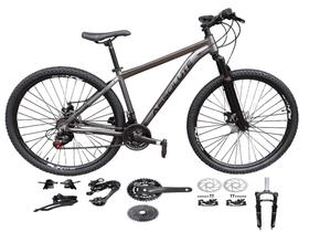 Bicicleta Aro 29 Absolute Nero 5 Kit 2x9 Gta Sunrun K7 Freio a Disco Garfo com Trava Mountain Bike