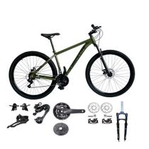 Bicicleta Aro 29 Absolute Nero 5 Kit 2x9 Sunrun Freio Disco K7 1136 Pedivela 2438d Trava