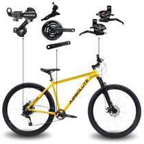 Bicicleta Aro 29 Absolute Nero 5 MTB Alumínio 21 Marchas Câmbio Shimano Freio a Disco