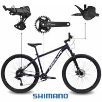 Bicicleta Aro 29 Absolute Nero 5 Shimano CUES 9 Velocidades 1x9 Alumínio Cabeamento Interno Freio Hidráulico MT200