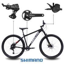 Bicicleta Aro 29 Absolute Nero 5 Shimano CUES 9 Velocidades 1x9 Alumínio Cabeamento Interno Freio Hidráulico MT200