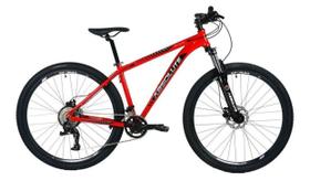 Bicicleta Aro 29 Absolute Wild 2x9 Freios Hidráulicos Garfo Com Trava Cabeamento Interno 18v Alumínio - Vermelha