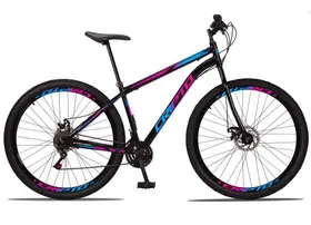 Bicicleta Aro 29 Aço Carbono 21v Cripto Freios A Disco Garfo