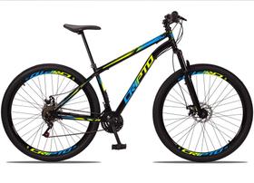 Bicicleta Aro 29 Aço Carbono 21v Cripto Freios a Disco
